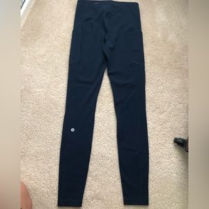 Lululemon leggings. Size 4. Navy color
